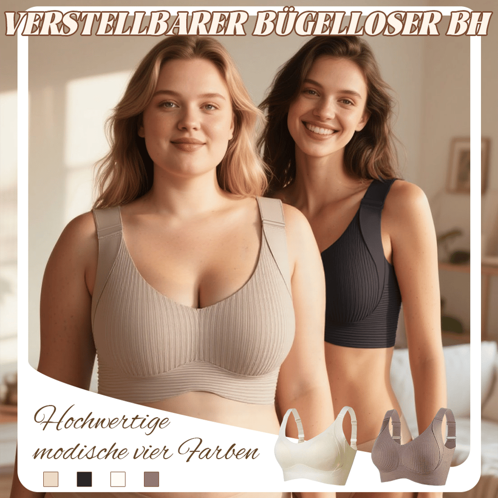 🎁Letzter Tag: 1 kaufen, 3 Packungen erhalten (JE NUR 8,33 €)🔥Superfestigender, bügelloser Vollschalen-BH, ganztägiger Komfort, kein Hängen mehr