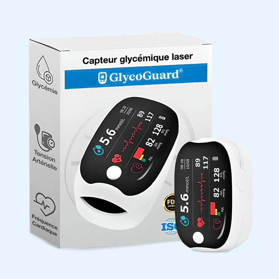 GlucoMax | Contrôlez votre glycémie en 5 secondes, sans piqûres, sans douleur