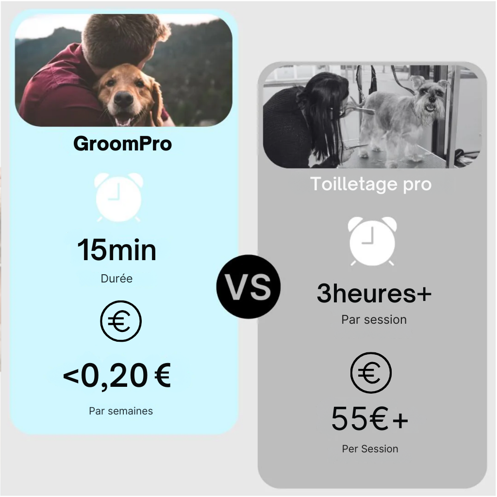 GroomPro - Brosse de toilettage