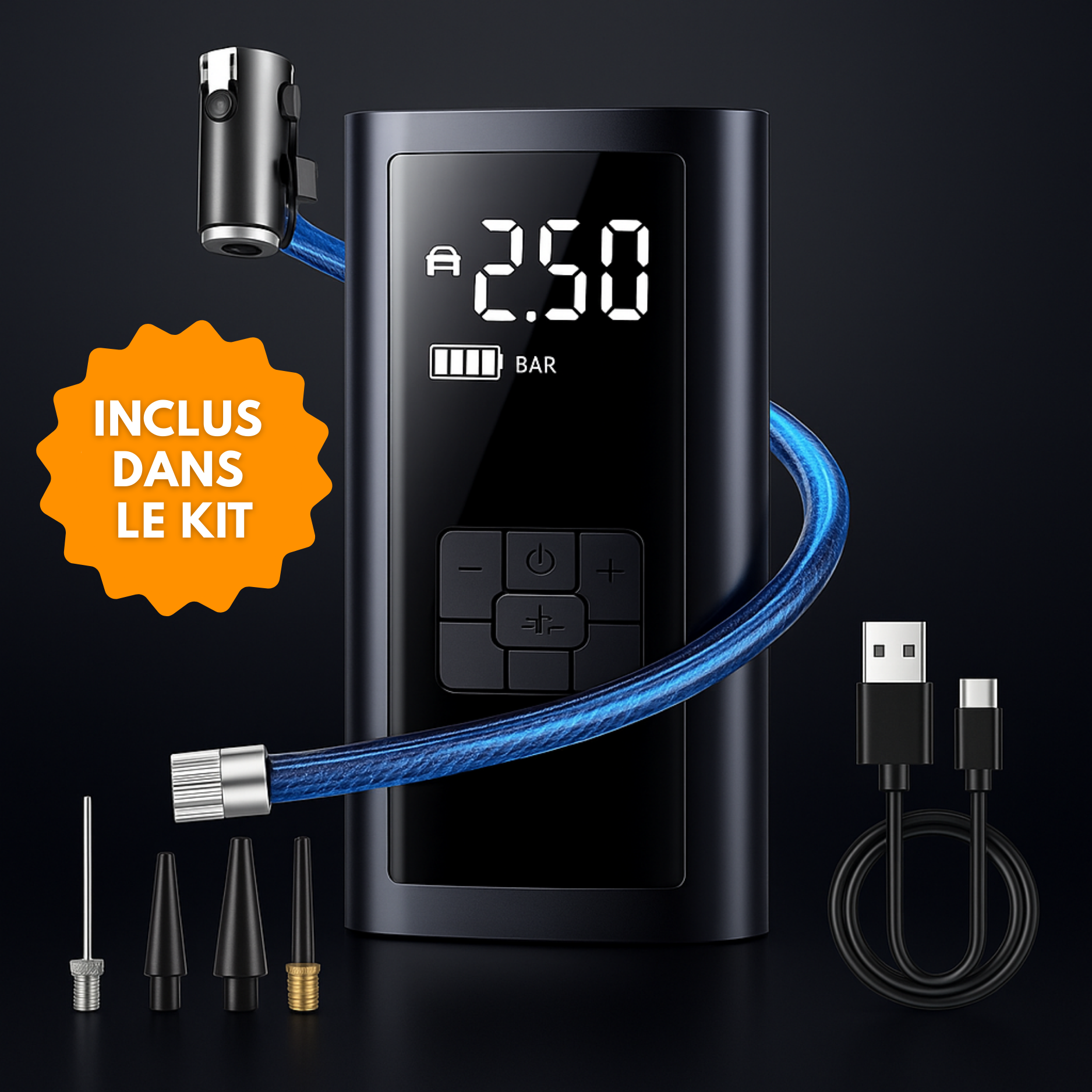 C17 Pro™ – Compresseur d’Air Professionnel et Intelligent Sans Fil