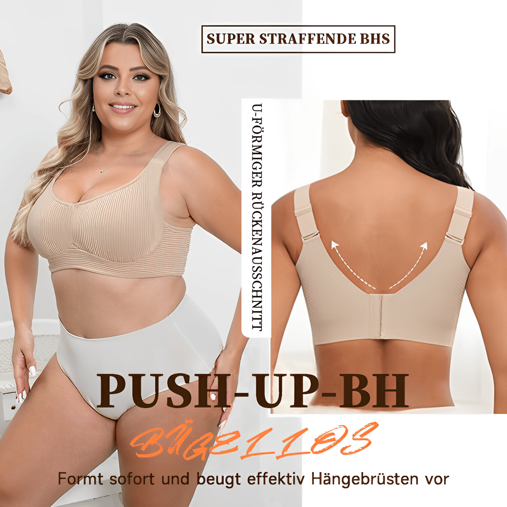 🎁Letzter Tag: 1 kaufen, 3 Packungen erhalten (JE NUR 8,33 €)🔥Superfestigender, bügelloser Vollschalen-BH, ganztägiger Komfort, kein Hängen mehr