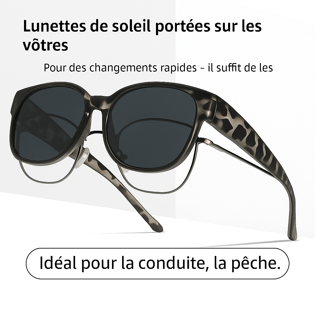 Shaydz™ | Lunettes de soleil avec protection UV400, adaptées aux lunettes