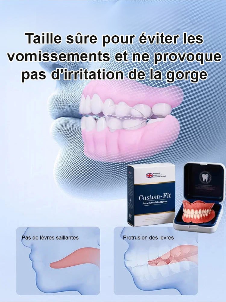 Nouvelle découverte britannique】Appareil dentaire en silicone imitant les dents