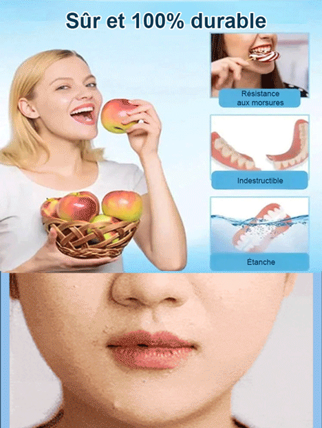 Nouvelle découverte britannique】Appareil dentaire en silicone imitant les dents