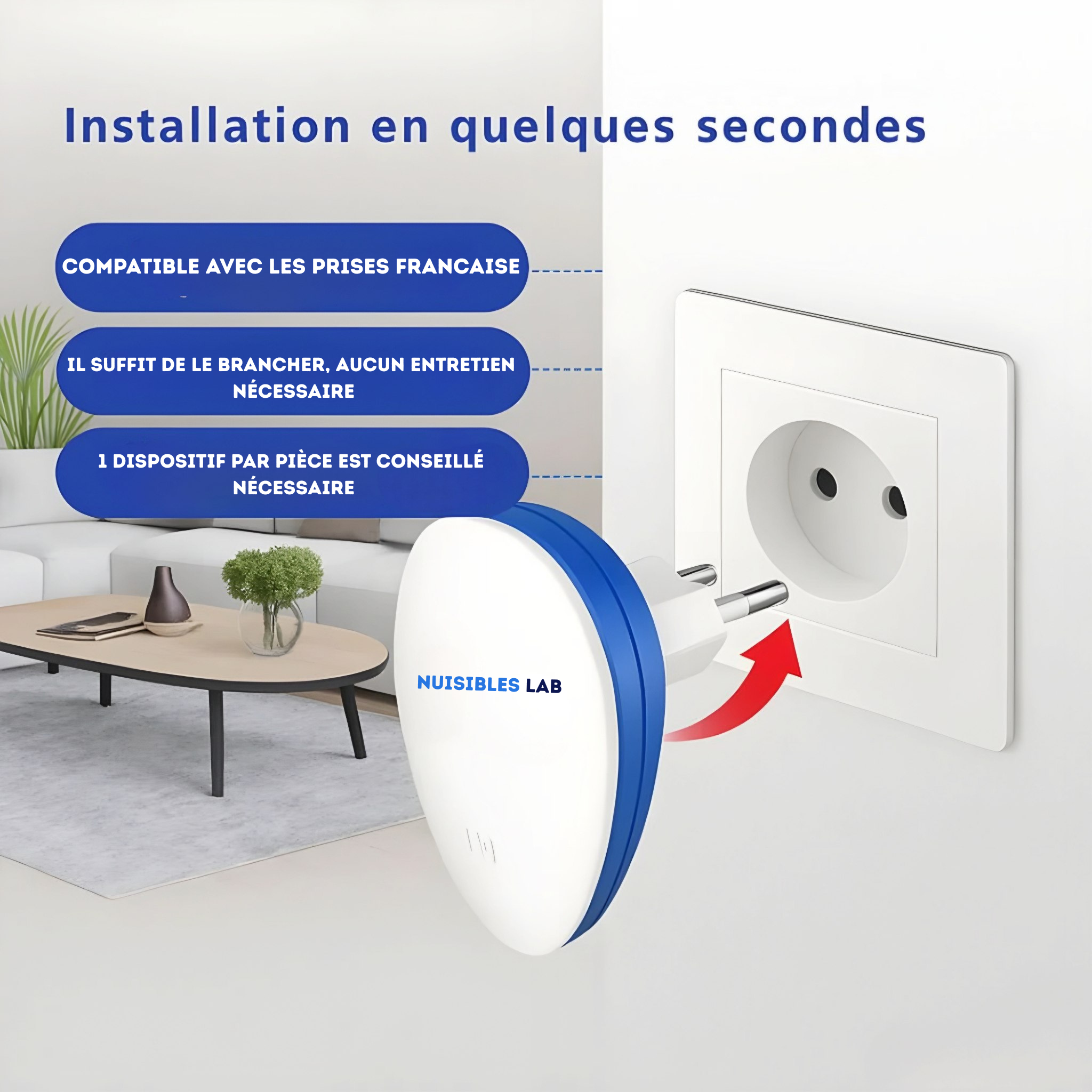 Nuisibles Lab™ - Répulsif Anti-Nuisibles à Ultrasons – Achetez 2 et recevez 4