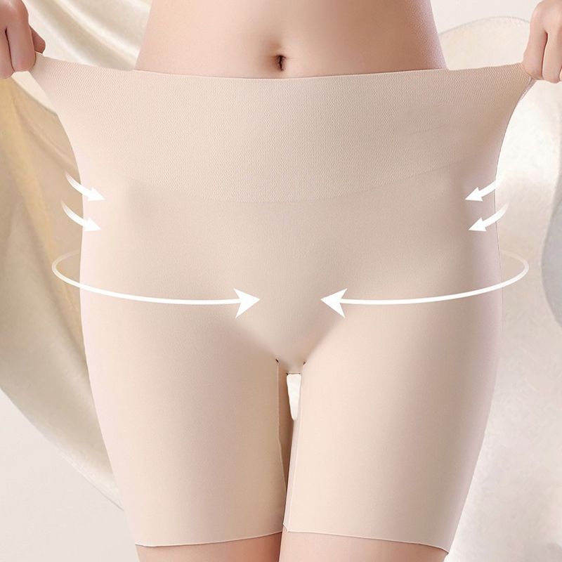 đSous-vĂȘtements fĂ©minins taille haute en soie glacĂ©e avec contrĂŽle de l'abdomen Hip-liftingđđż