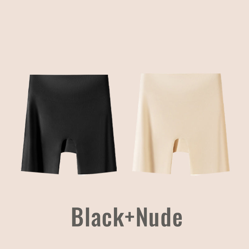 đSous-vĂȘtements fĂ©minins taille haute en soie glacĂ©e avec contrĂŽle de l'abdomen Hip-liftingđđż