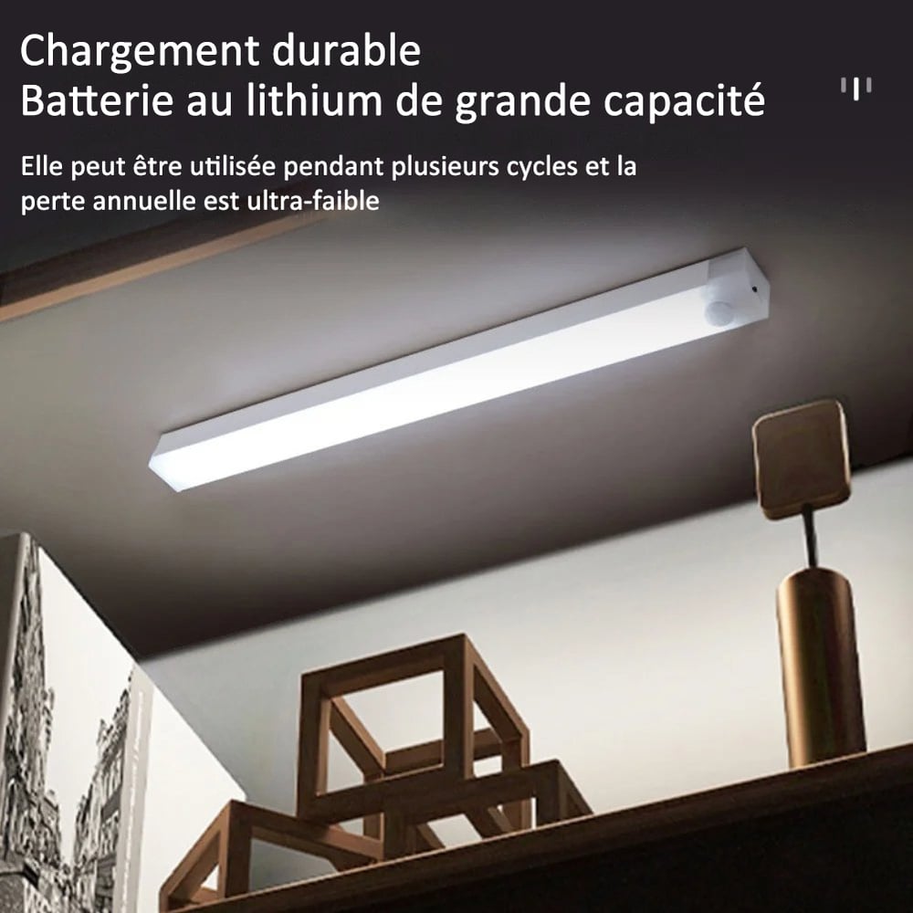 Lampes LED magnétiques rechargeables à capteur intelligent sans perforation