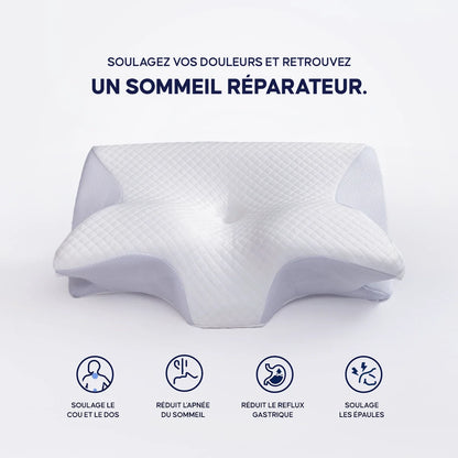 Healoa® Oreiller cervical en mousse à mémoire de forme