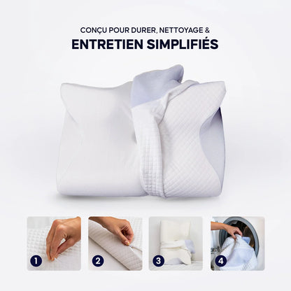 Healoa® Oreiller cervical en mousse à mémoire de forme