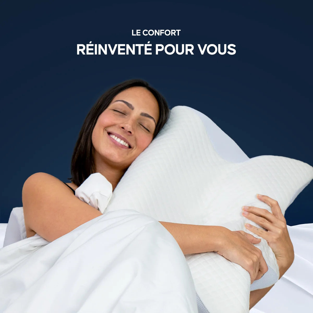 Healoa® Oreiller cervical en mousse à mémoire de forme