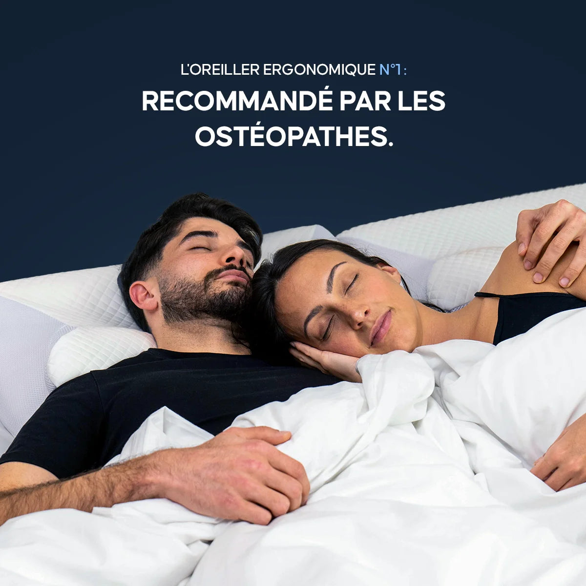 Healoa® Oreiller cervical en mousse à mémoire de forme