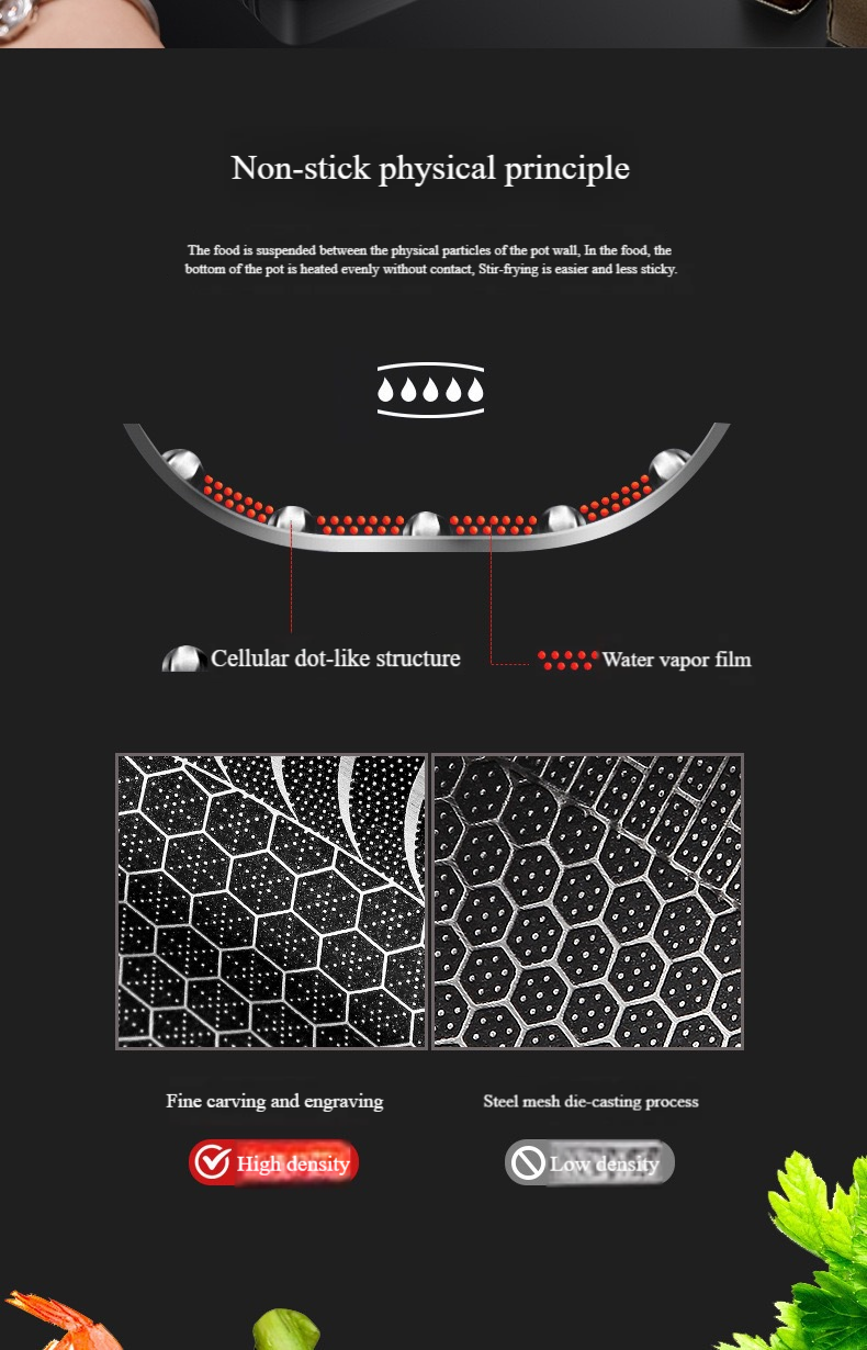 🏠🚀50 % de réduction!!! 🍳Poêle antiadhésive de première qualité avec couvercle