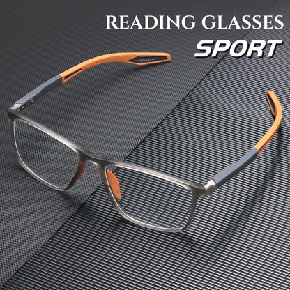 💞Lunettes de sport pour hommes, ultra-légères, anti-lumière bleue, pour presbytes👓