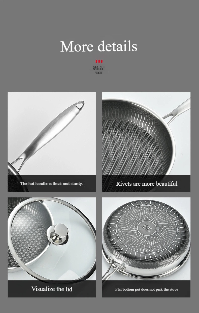 🏠🚀50 % de réduction!!! 🍳Poêle antiadhésive de première qualité avec couvercle