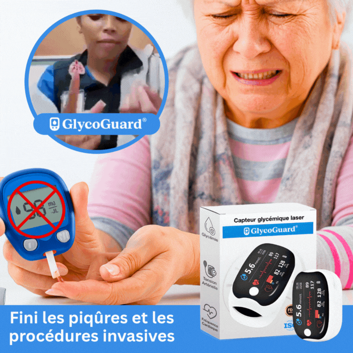 GlucoMax | Contrôlez votre glycémie en 5 secondes, sans piqûres, sans douleur