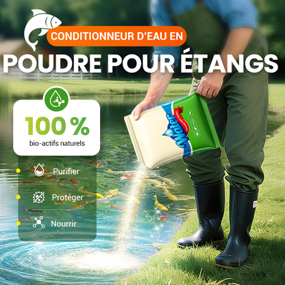 🌊500g Poudre Premium pour l'entretien du bassin | Clarificateur d'eau & contrôle des algues🐟🌿