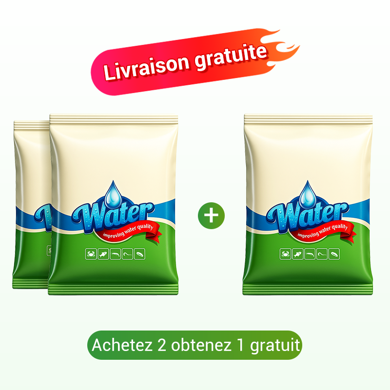 🌊500g Poudre Premium pour l'entretien du bassin | Clarificateur d'eau & contrôle des algues🐟🌿