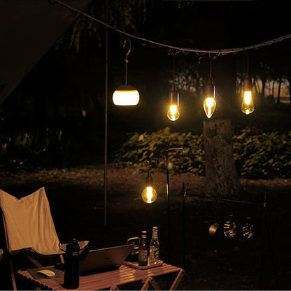 Dernier jour de l'offre !🔥2025 Nouvelle lampe de camping rechargeable solaire vintage avec crochet