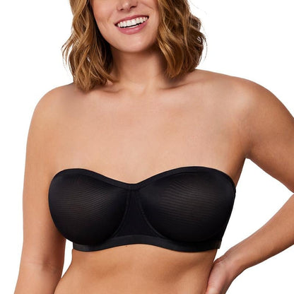 🏆 N°1 des meilleures ventes 🏆 Soutien-gorge bandeau minimiseur pour femme, convertible et sans bretelles