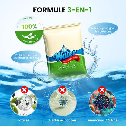 🌊500g Poudre Premium pour l'entretien du bassin | Clarificateur d'eau & contrôle des algues🐟🌿