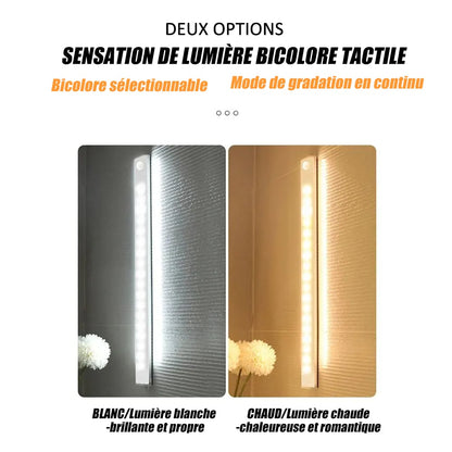Lampes LED magnétiques rechargeables à capteur intelligent sans perforation