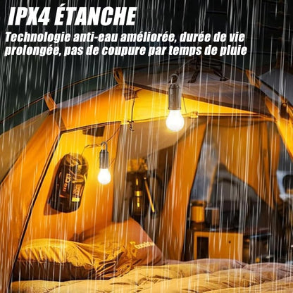 Dernier jour de l'offre !🔥2025 Nouvelle lampe de camping rechargeable solaire vintage avec crochet