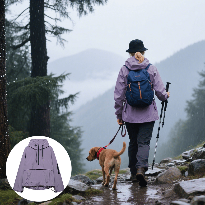 💜DERNIER JOUR - 50 % DE RÉDUCTION💦Veste imperméable 3 en 1 pour femme - Pluie, vent et froid, tout est couvert