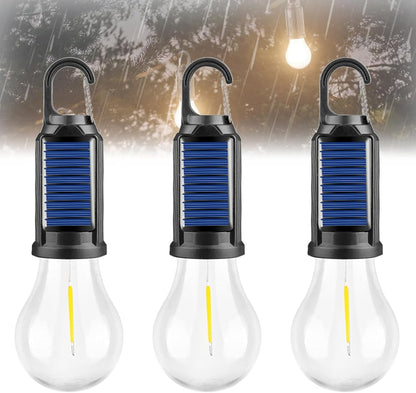 Dernier jour de l'offre !🔥2025 Nouvelle lampe de camping rechargeable solaire vintage avec crochet