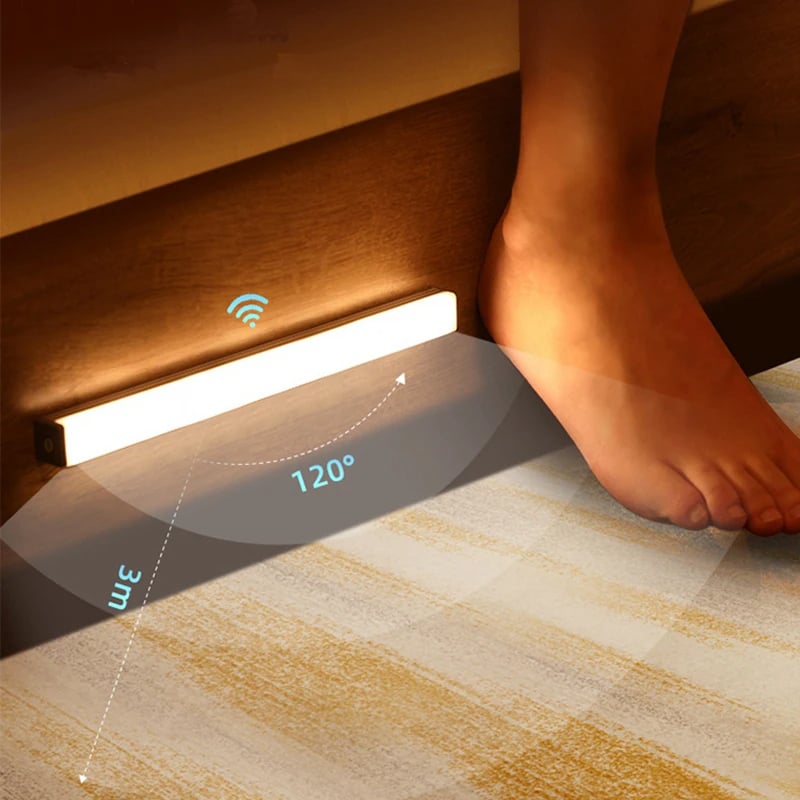 Lampes LED magnétiques rechargeables à capteur intelligent sans perforation