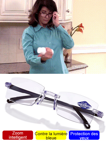 Lunettes de presbytie à zoom automatique