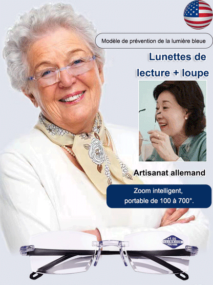 Lunettes de presbytie à zoom automatique