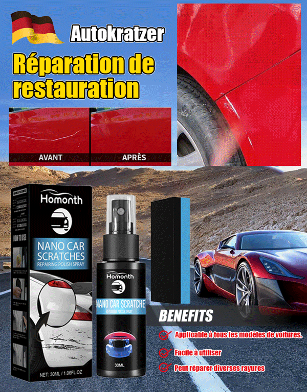 【Produits populaires recommandés】Spray de restauration et de polissage de la peinture