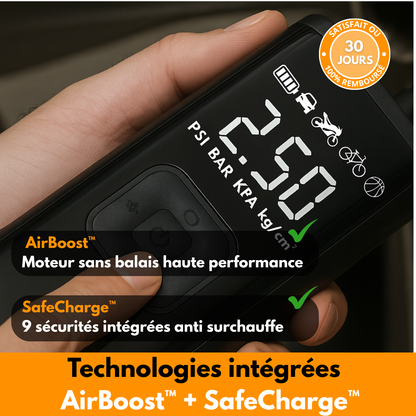 C17 Pro™ – Compresseur d’Air Professionnel et Intelligent Sans Fil