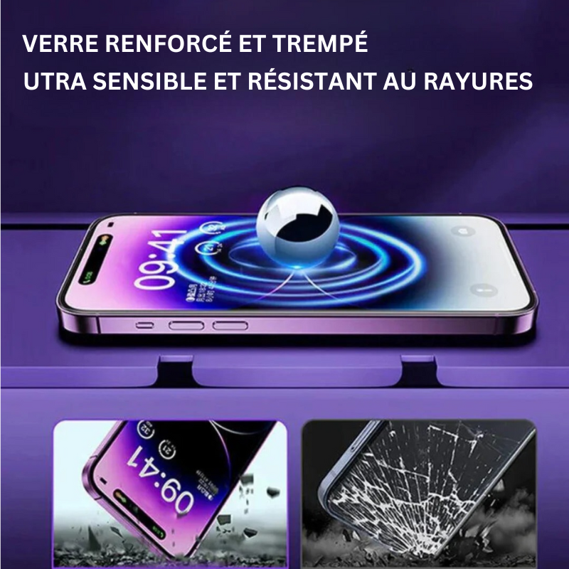 Film Protection Ecran Smartphone (iPhone et Samsung) 3 en 1, Nouvelle génération