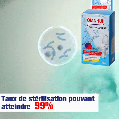 🏆✨Comprimés effervescents pour toilettes – Nettoyage et désodorisation (3 achetés = 2 offerts)✨🚽