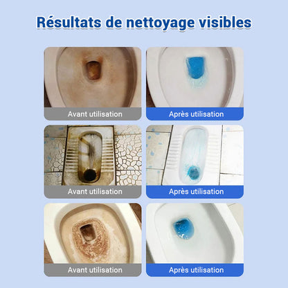 🏆✨Comprimés effervescents pour toilettes – Nettoyage et désodorisation (3 achetés = 2 offerts)✨🚽
