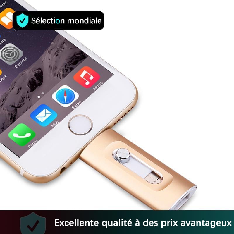 DERNIER JOUR : 49 % de réduction⚡ Clé USB 3.0 3 en 1, stockage portable haute vitesse