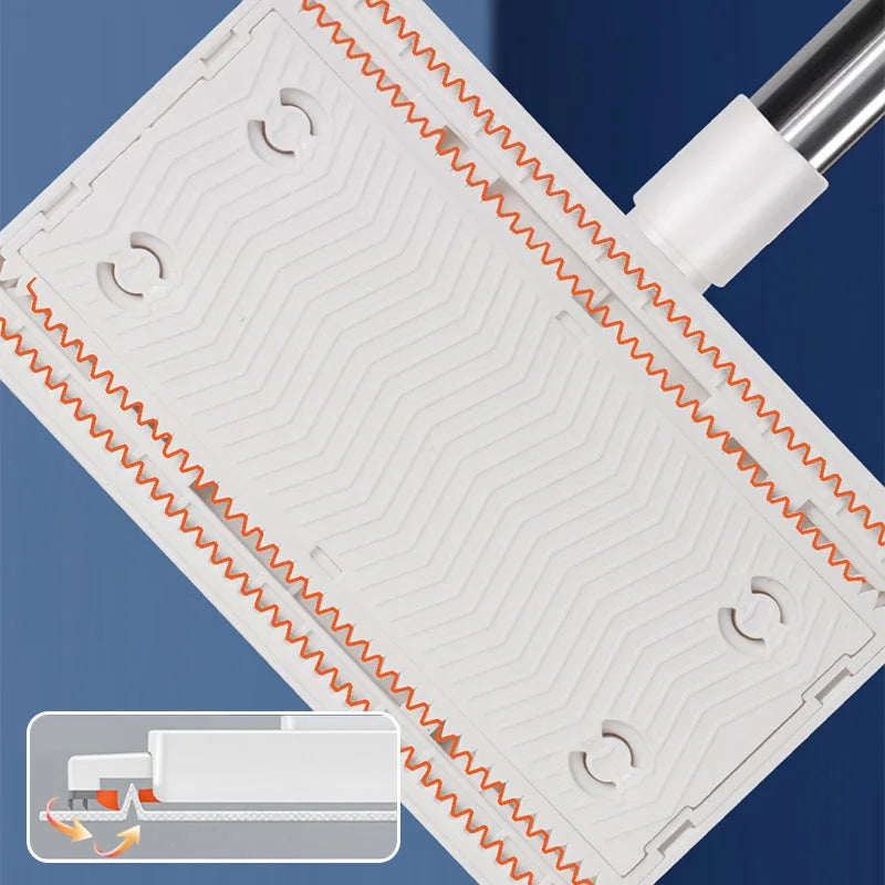 Balai-serpillère anti-poussière jetable avec 4 chiffons réutilisables