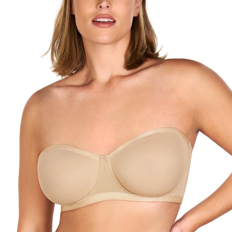 🏆 N°1 des meilleures ventes 🏆 Soutien-gorge bandeau minimiseur pour femme, convertible et sans bretelles