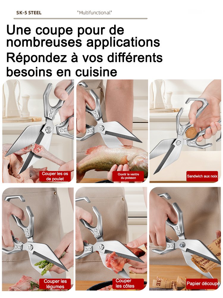 Nouveaux ciseaux à os de poulet SK5 améliorés avec grande tête