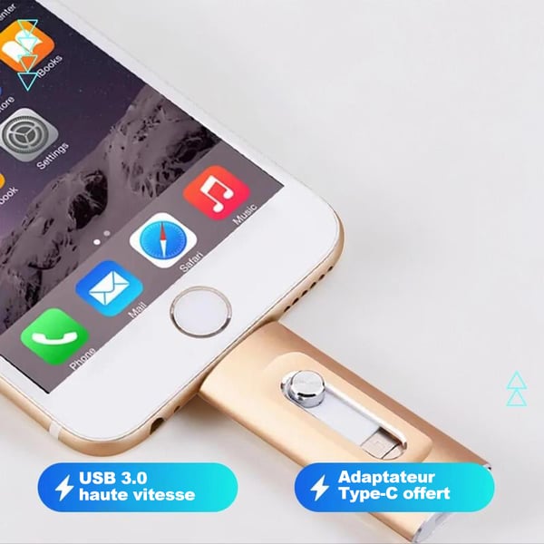 DERNIER JOUR : 49 % de réduction⚡ Clé USB 3.0 3 en 1, stockage portable haute vitesse