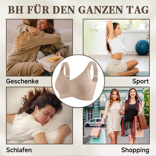 🎁Letzter Tag: 1 kaufen, 3 Packungen erhalten (JE NUR 8,33 €)🔥Superfestigender, bügelloser Vollschalen-BH, ganztägiger Komfort, kein Hängen mehr