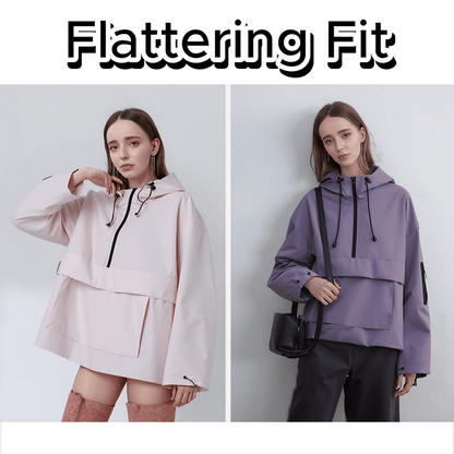 💜DERNIER JOUR - 50 % DE RÉDUCTION💦Veste imperméable 3 en 1 pour femme - Pluie, vent et froid, tout est couvert