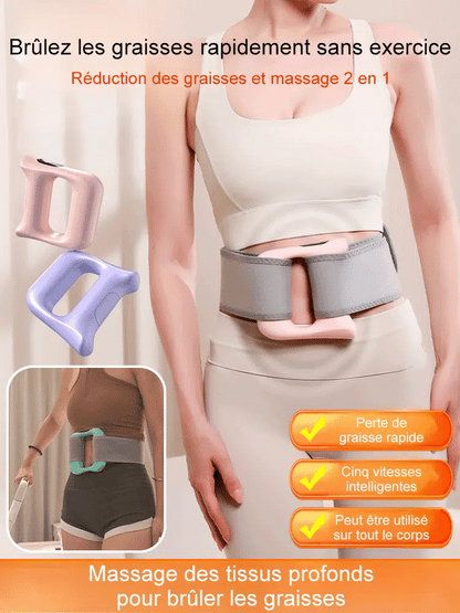 🔥 Masseur anneau fascia en plastique vibrant [pas d'exercice nécessaire] minceur couché, 10 minutes par jour, minceur 10kg en 7 jours 🔥