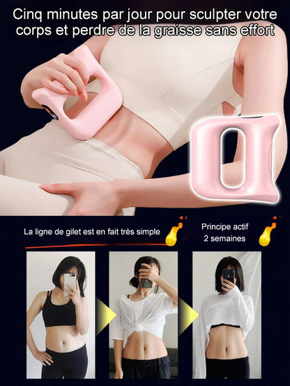 🔥 Masseur anneau fascia en plastique vibrant [pas d'exercice nécessaire] minceur couché, 10 minutes par jour, minceur 10kg en 7 jours 🔥