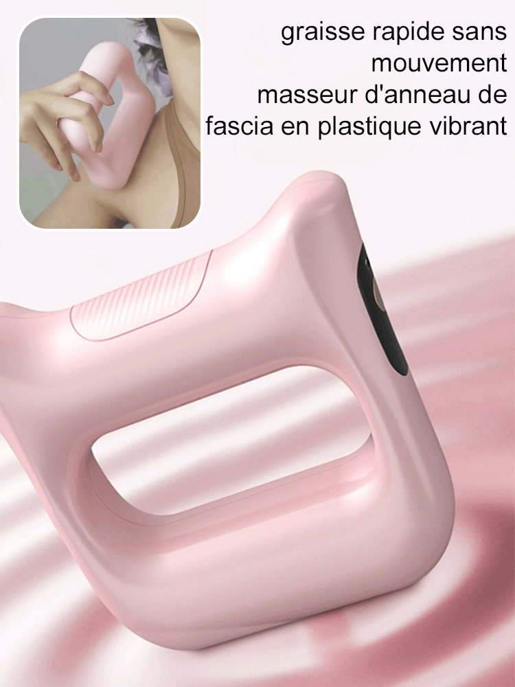 🔥 Masseur anneau fascia en plastique vibrant [pas d'exercice nécessaire] minceur couché, 10 minutes par jour, minceur 10kg en 7 jours 🔥