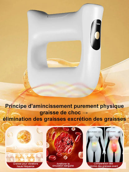 🔥 Masseur anneau fascia en plastique vibrant [pas d'exercice nécessaire] minceur couché, 10 minutes par jour, minceur 10kg en 7 jours 🔥