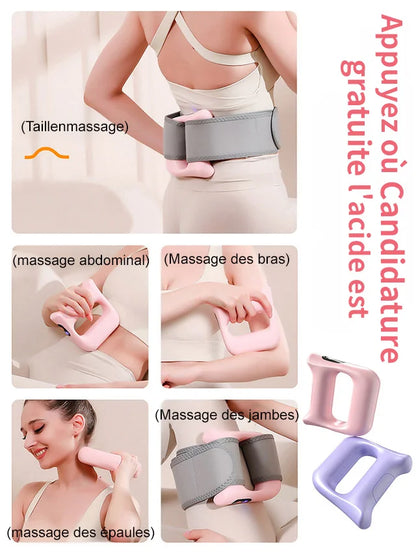 🔥 Masseur anneau fascia en plastique vibrant [pas d'exercice nécessaire] minceur couché, 10 minutes par jour, minceur 10kg en 7 jours 🔥